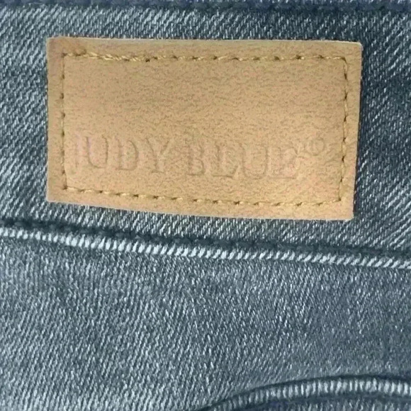 Judy Blue Jeans Charcoal Super Flare Fit Retro 70s Bellbottom Womens Sz 5/27 - Picture 8 of 12